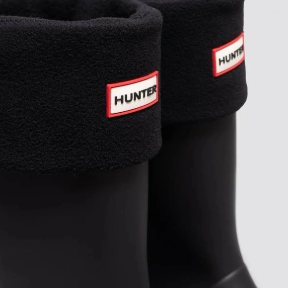 Hunter Boot Black Fleece Socks! - Picture 3 of 8